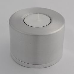 Duo-waxinelicht los, mat met glanzende voet 56mm 2582