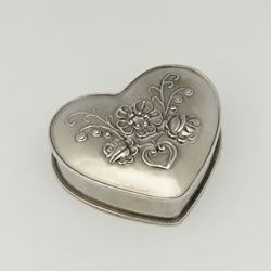 Tinnen bewaardoosje middel, 55 mm 4012