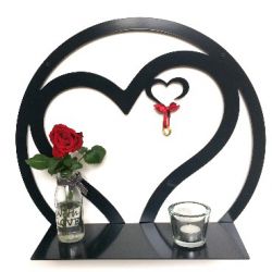 Wand herinnerings hart 50cm 250har08
