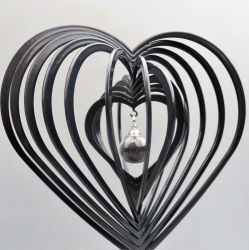 3D urn hart met hanger 717har00 - Afbeelding 3