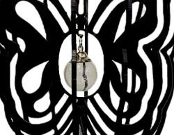 3D urn vlinder met hanger 721vli00 - Afbeelding 2