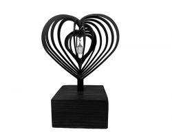 3D urn hart met hanger 717har00