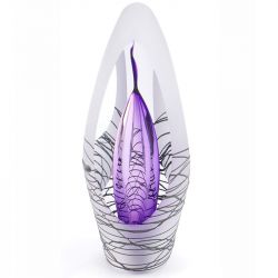 Mini urn glas Spirit krakele A08SKB