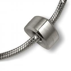 Asbedel zilver modern driehoek MB004