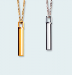 Ashanger ronde mini buis in goud 330 BMGG