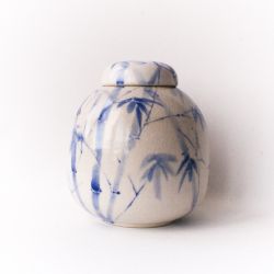 Bamboo urn