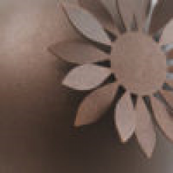 RVS bol urn gecoat 20cm Zonnebloem - Afbeelding 2