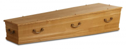 Massief eiken kist met messing grepen 1-70S3207