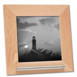 Fotolijst 13x13 van eiken hout met ruimte voor as FKS45KJ1A1313