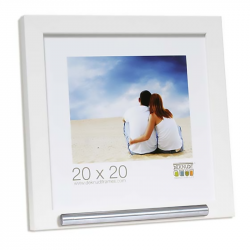 Fotolijst 20x20 met ruimte voor as in wit FKS40RK1A2020