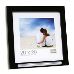 Fotolijst 20x20 met ruimte voor as in zwart FKS40RK2A2020