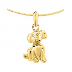 Gouden ashanger hond 2030G