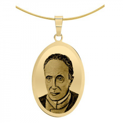 Gouden fotohanger ovaal klein 7103G