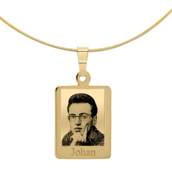 Gouden fotohanger rechthoek klein 7104G