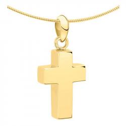 Gouden (14 krt) kruis ashanger 1030G