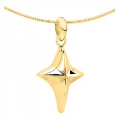 Gouden (14 krt) kruis ashanger 1040G