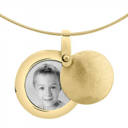 Gouden (14 krt) medaillon rond 8112G