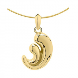 Gouden moeder en kind ashanger 1590G