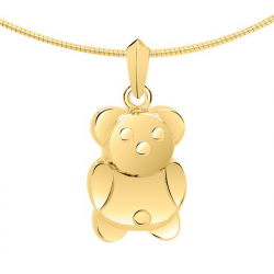 Gouden teddybeer ashanger 1570G