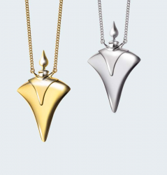 Gouden ashanger design Harm Bron met kraag in goud 102 HKG