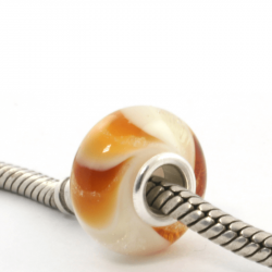 Glazen asbedel - HIG-GMM-051015 champagne/lichtbruin/buin