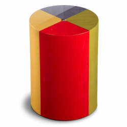 Houtenlook cilinder medium urn 4 kleuren Columbarium Pisa Arlecchino UR-CO-P-09L 6 Liter