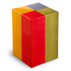 Houtenlook urn in 4 kleuren Arlecchino UR-V-AR-01L 7 Liter
