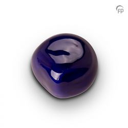 Knuffelkei mini urn in donker blauw KK009