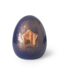 Keramiek kinder urn met goudkleurige ster KU20-1-3