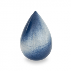 Keramiek cilinder urn met kleuren nevel UV13-1-4