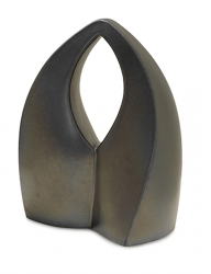 Keramiek grijze medium urn KU009 M