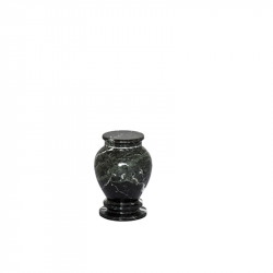 Marmeren mini urn zwart/wit SU6781K