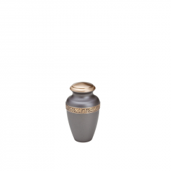 Messing mini urn grijs HU175K