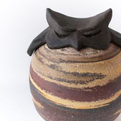 kunstenares Annusch - Owl urn