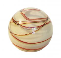 Glazen as-bol spiraal klein PH.501