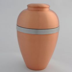 Urn Classique Aluminium 150mm roodkoper,satijn