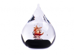 Glasreliek urn, Rising