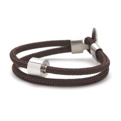 Heren armband koord bruin TB-BC5