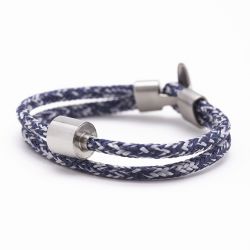 Heren armband koord jeans TB-BC6