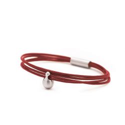 Dames charm armband rood TB-CL15