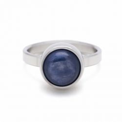 Stalen ring amethist TB-RS-KYN