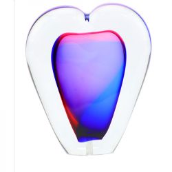 Mini urn glas Hartje in verschillende kleuren