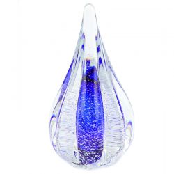 Mini urn glas Sparkle druppel U23