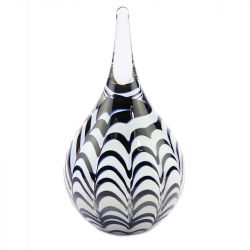 Mini urn glas Ripple druppel in verschillende kleuren U32