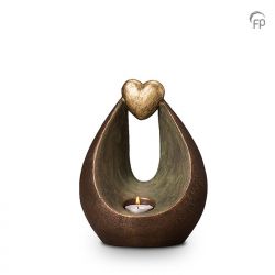 Urn Verlicht hart en waxinelicht UGK035AT