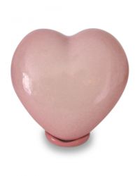 Keramiek urn hart met standaard UV17-1-1