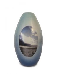 Keramiek urn met foto UV20-12-30