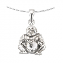 Witgouden (14 krt) buddha ashanger 1140W