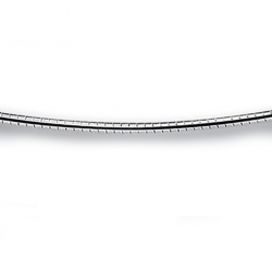 Zilveren slangencollier 42-1.25