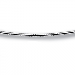 Zilveren slangencollier 42-1.5